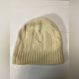 Bonner of Ireland Cream Wool Beanie